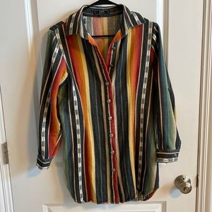 Western Sarape Button Up